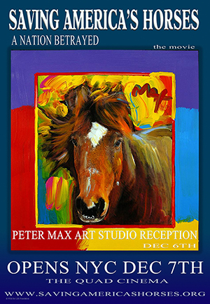 Peter Max Reception poster